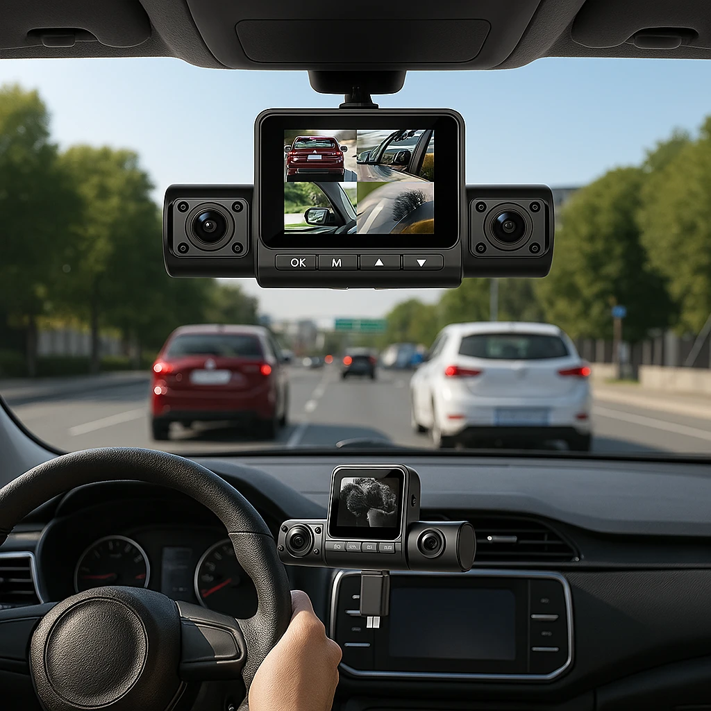 Solobesafe 360° Night Vision Dash Cam with App Control & GPS