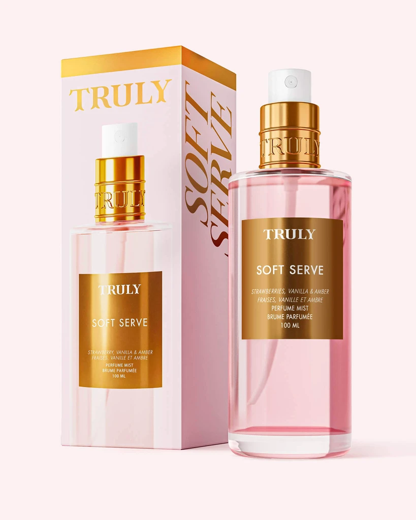 Truly Beauty Soft Serve Perfume Mist - Strawberry & Vanilla Scent