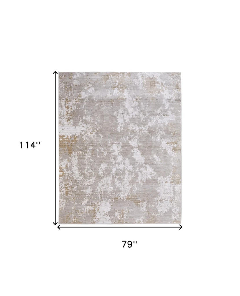 HomeRoots Abstract Power Loom Area Rug