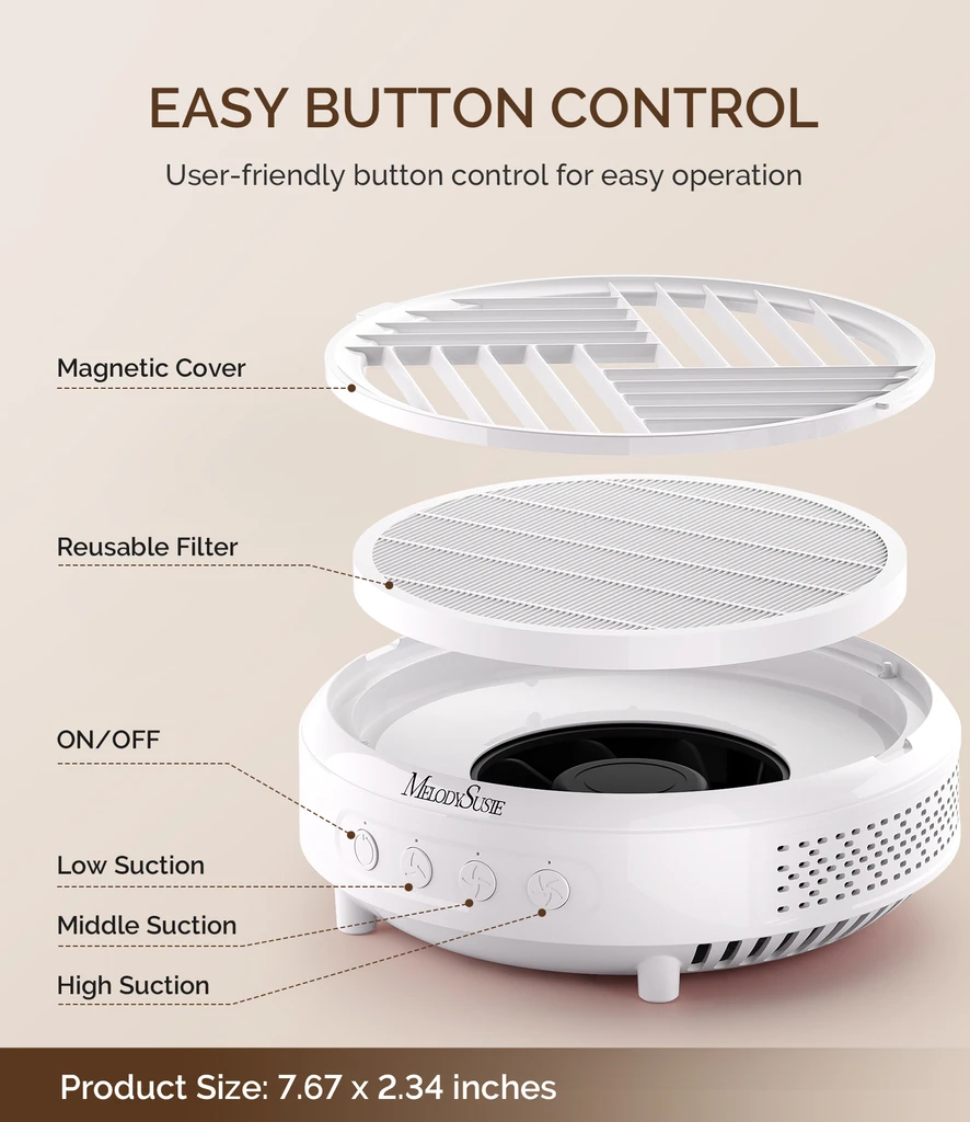 MelodySusie HPro Nail Dust Collector