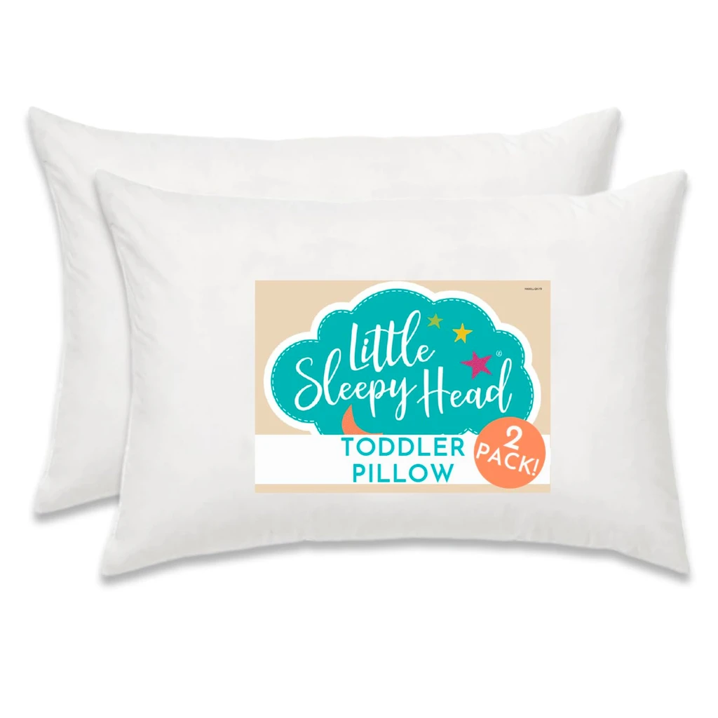 Little Sleepy Head Toddler Pillow 13x18 - Hypoallergenic Ergonomic Pillow