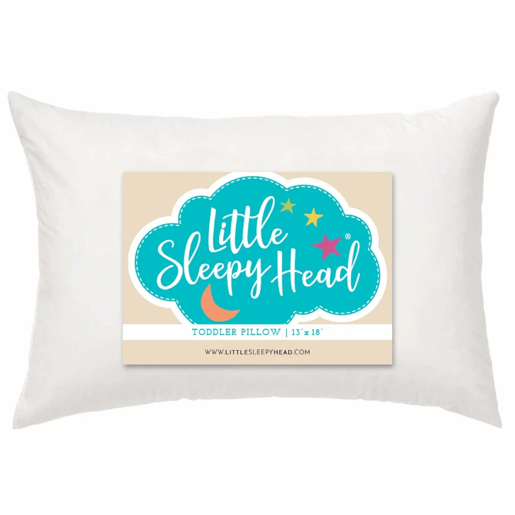 Little Sleepy Head Toddler Pillow 13x18 - Hypoallergenic Ergonomic Pillow