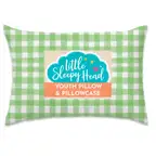 Pillow with Pillowcase - Soft, Ergonomic, Hypoallergenic