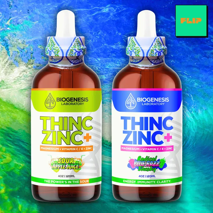 BioGenesis Laboratory [2 PACK] Daily Energy, Immunity & Focus Booster: 7-in-1 Functional Fitness Formula | ThincZinc+ ULTRA