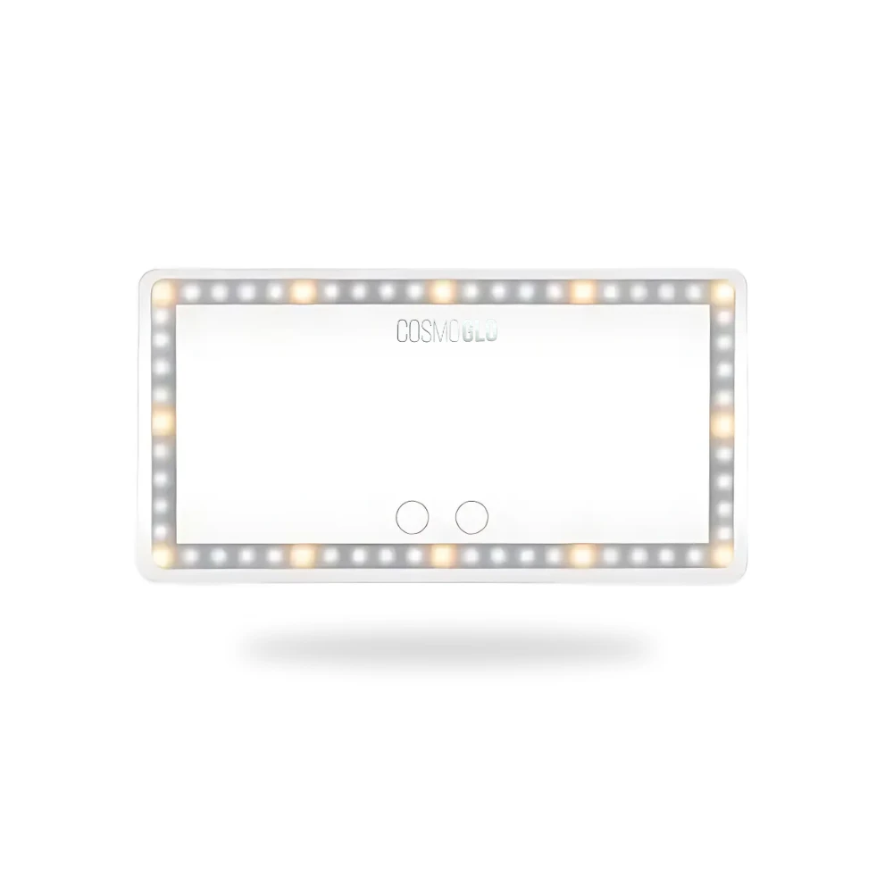 CosmoGlo Light up LED Car Visor Mirror for on the go makeup. Arriving looking incredible!