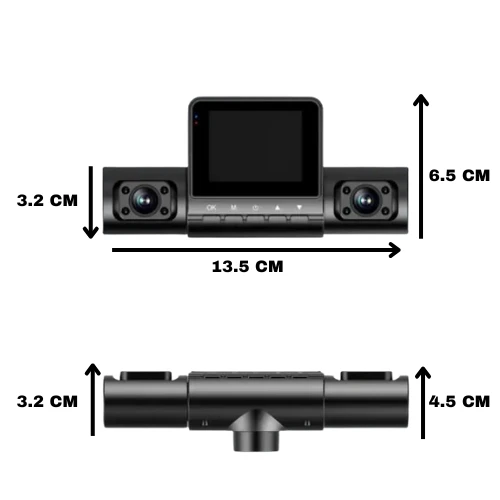 Solobesafe 360° Night Vision Dash Cam with App Control & GPS