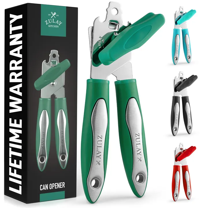 Zulay Kitchen Heavy Duty Can Opener - Wide Grip