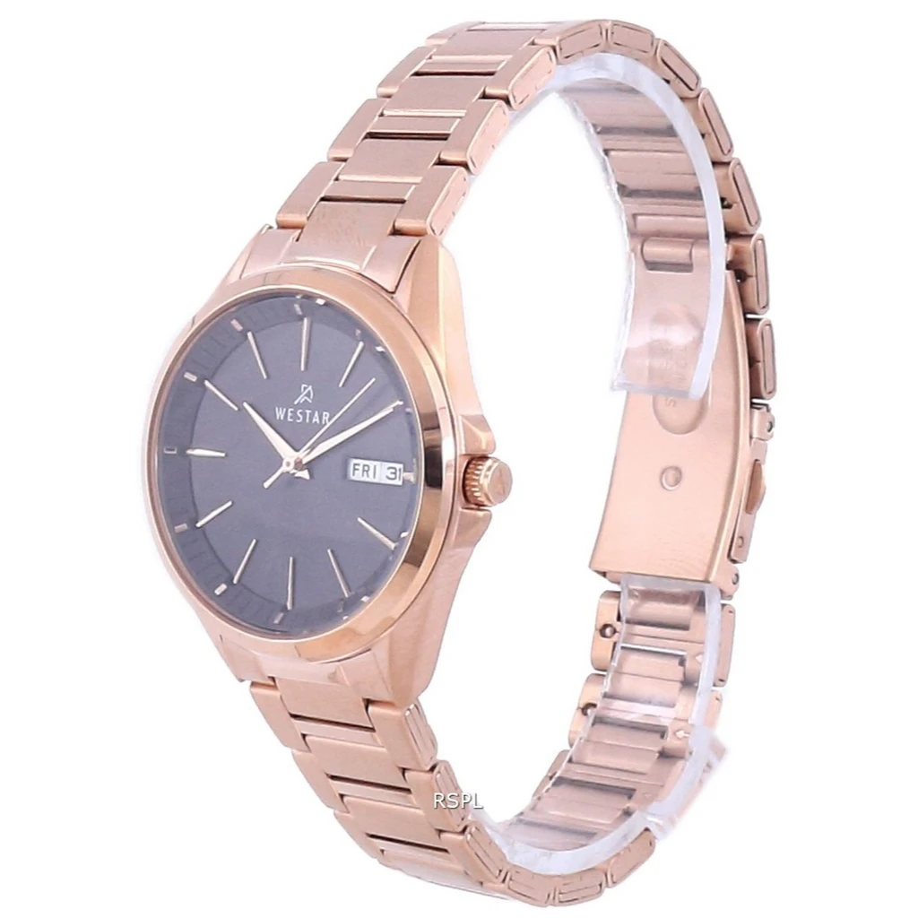 Redsol Pte Ltd Westar Rose Gold Tone Womens Watch