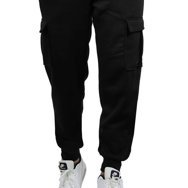 Galaxy by Harvic Men's Fleece-Lined Cargo Jogger Sweatpants