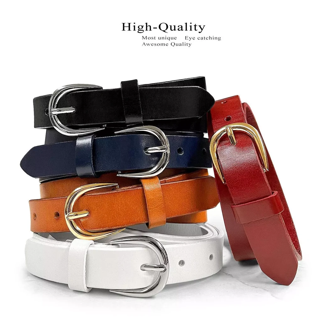 Belt Rhinestone Kids Full Grain Leather Casual Belt - Adjustable & Stylish