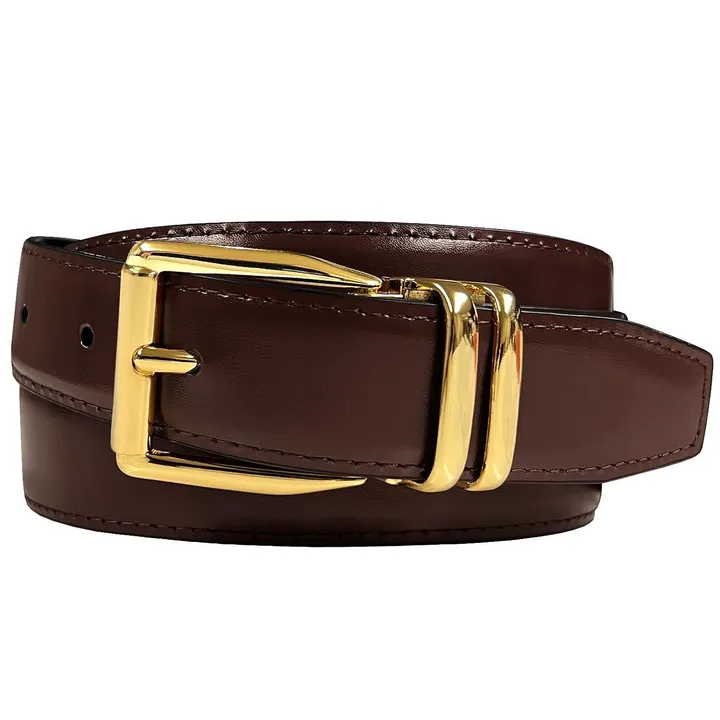 Belt Rhinestone Kids Genuine Leather Reversible Dress Belt