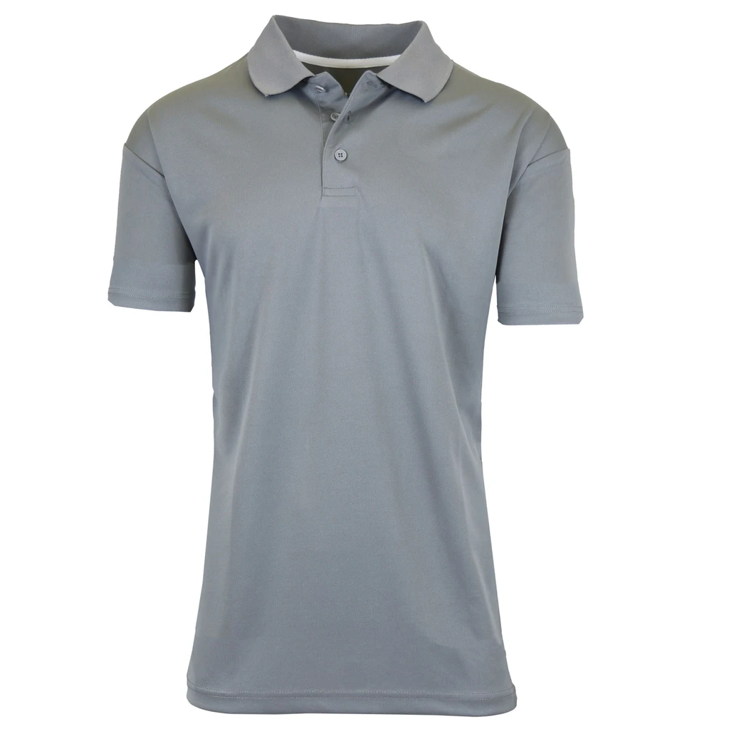 Galaxy by Harvic Men's Tagless Moisture-Wicking Polo Shirt for Comfort & Style