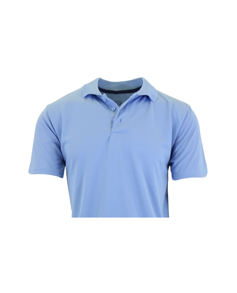Galaxy by Harvic Men's Tagless Moisture-Wicking Polo Shirt for Comfort & Style