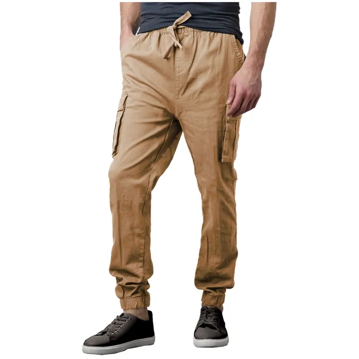 Galaxy by Harvic Men's Slim Fit Stretch Cargo Jogger Pants for Comfort & Style