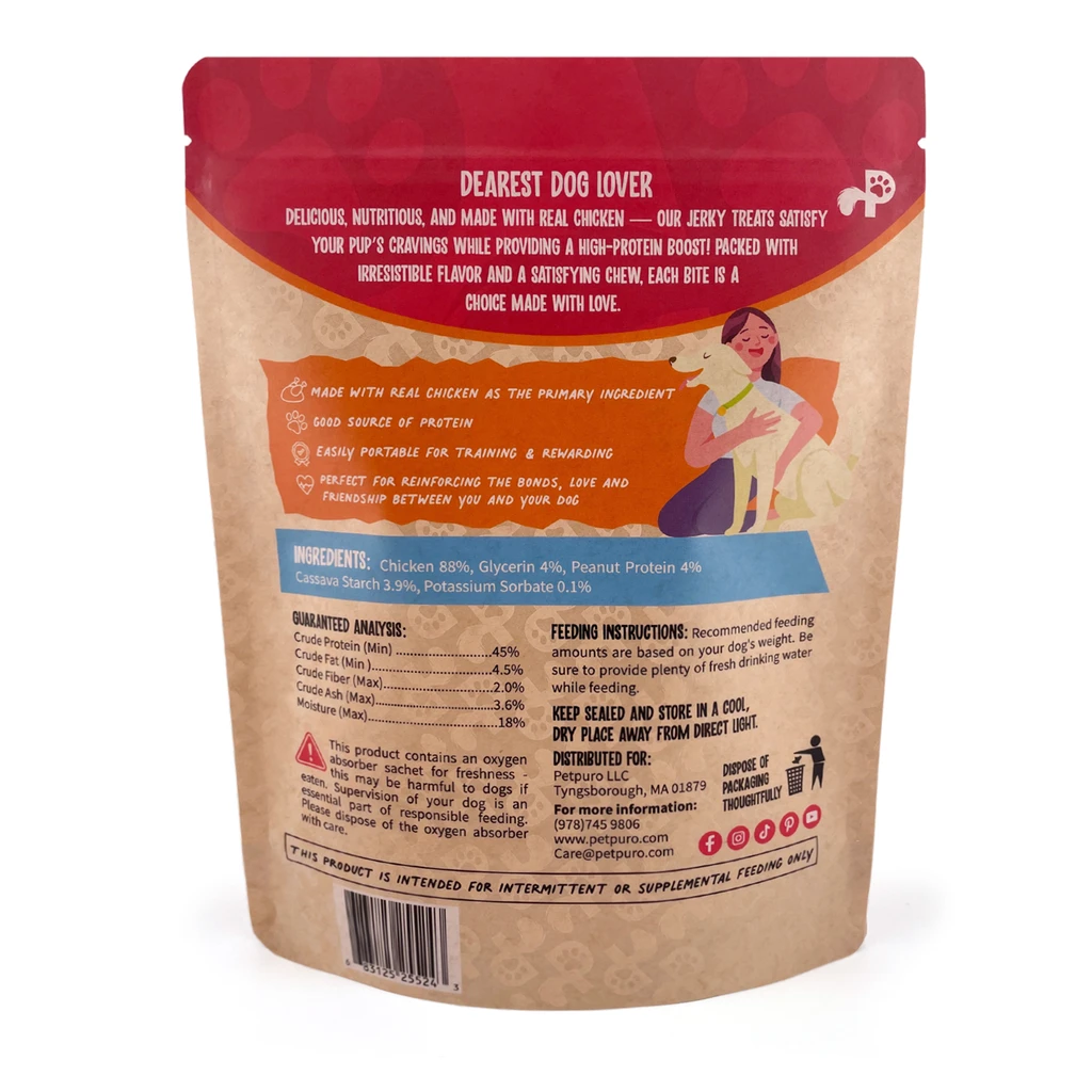 Petpuro Chicken Jerky Rings Dog Treats