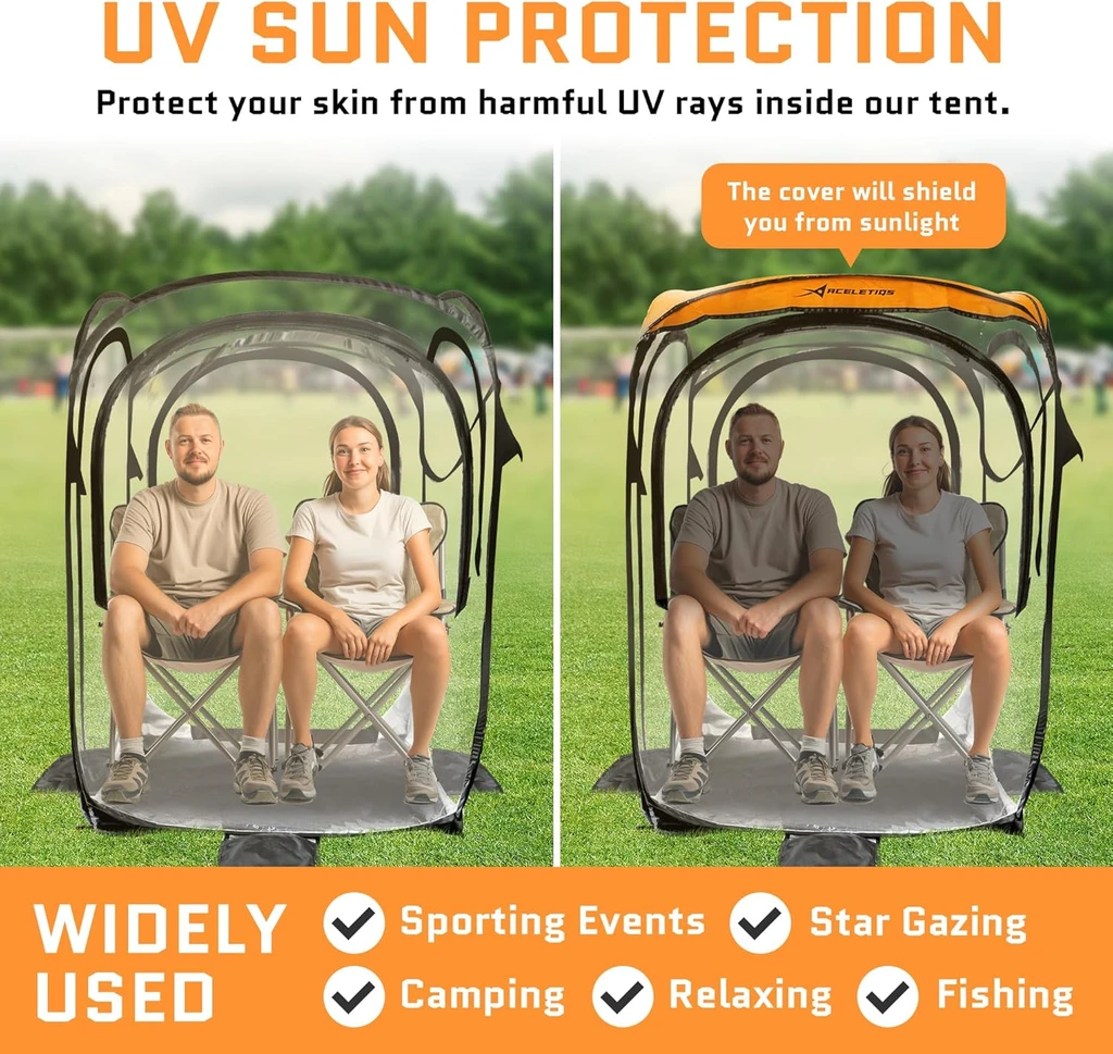Aceletiqs Sports Tent Fan Fort
