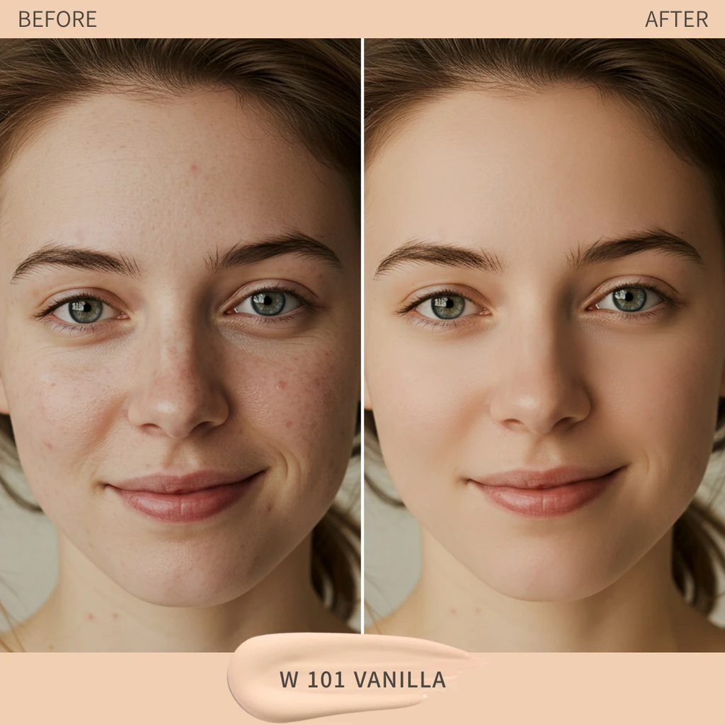 SIIA Cosmetics Luminous Longwear Liquid Foundation W