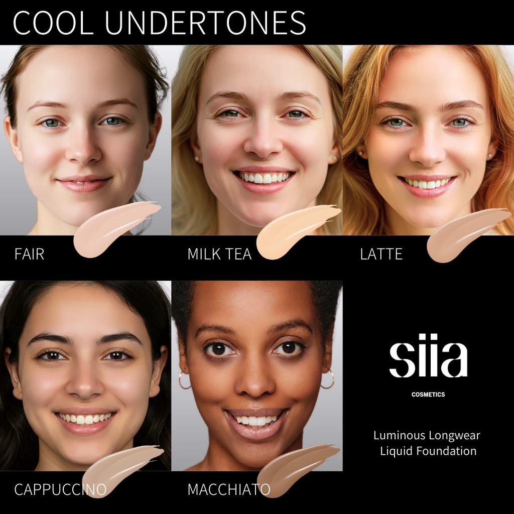 SIIA Cosmetics Luminous Longwear Liquid Foundation W