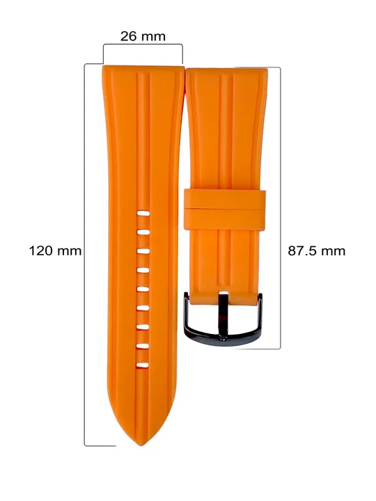 TAL WATCHES TAL WATCHES - Premium Durable Silicone Watch Band With Buckle Clasp – 26mm Lug Width
