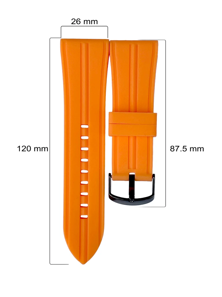 TAL WATCHES TAL WATCHES - Premium Durable Silicone Watch Band With Buckle Clasp – 26mm Lug Width