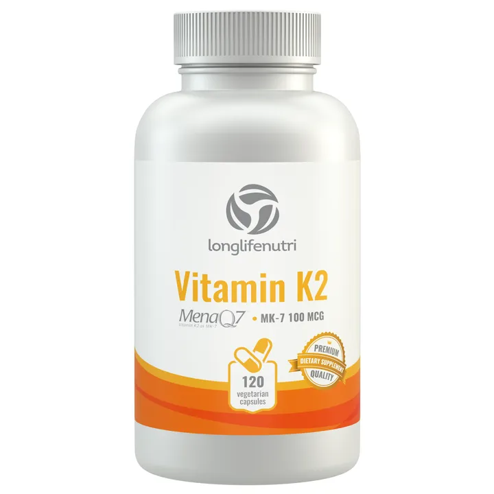 LongLifeNutri Vitamin K2 MK-7 100 Mcg