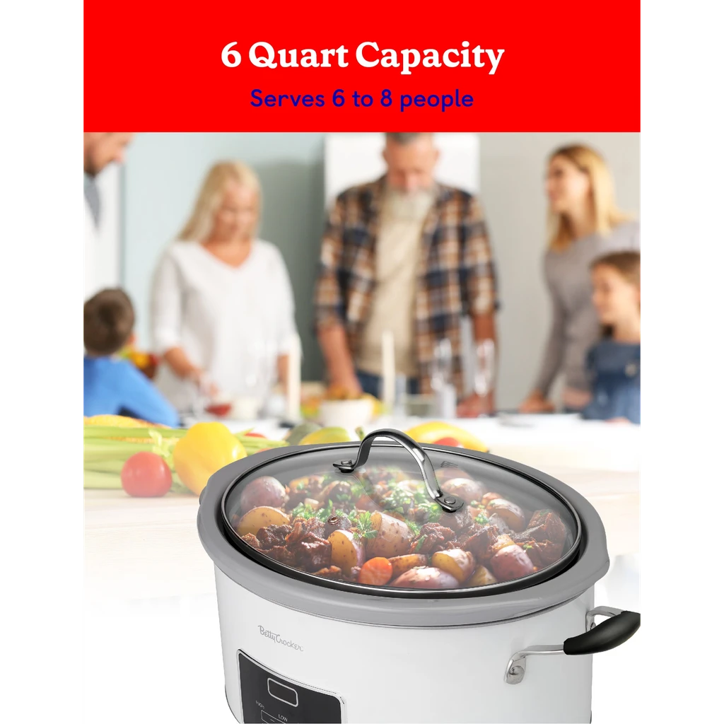 Betty Crocker Oval Digital Slow Cooker