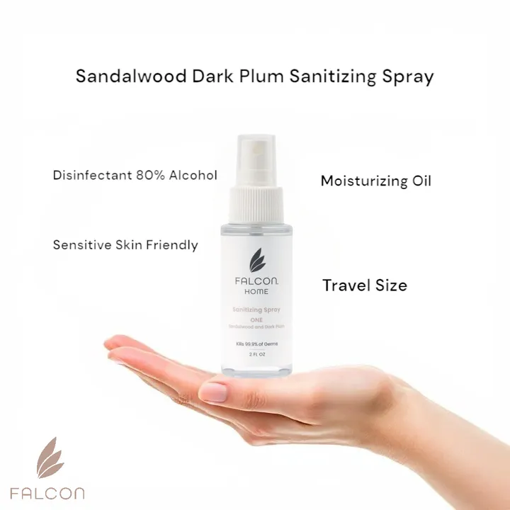 Falcon Sandalwood Moisturizing Hand Sanitizer Spray