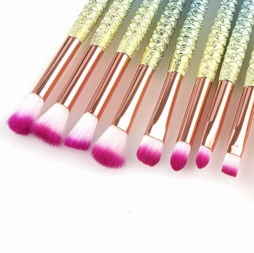 Onetify Mermaid Beauty Makeup Brush Set