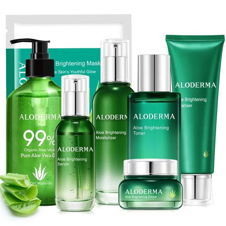 Aloderma Luxury Aloe Brightening Set