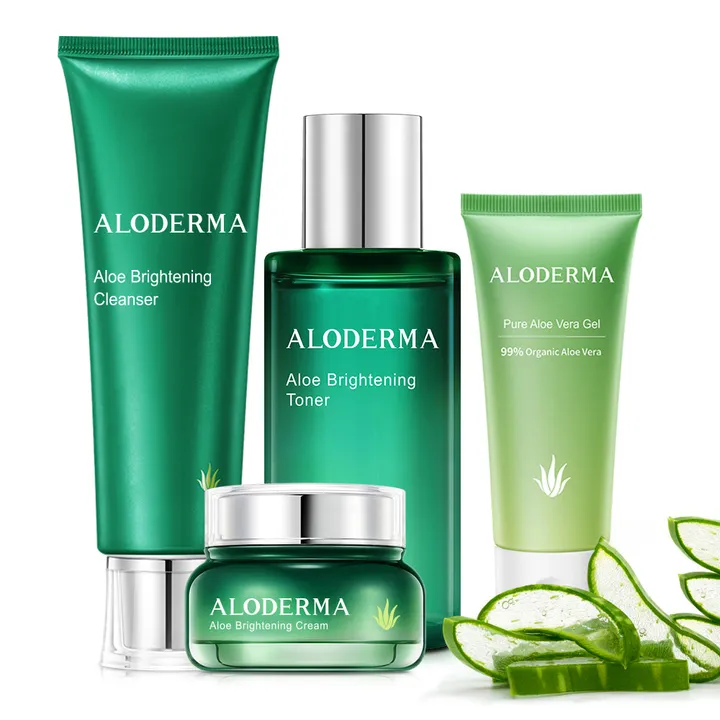 Aloderma Essential Aloe Brightening Set