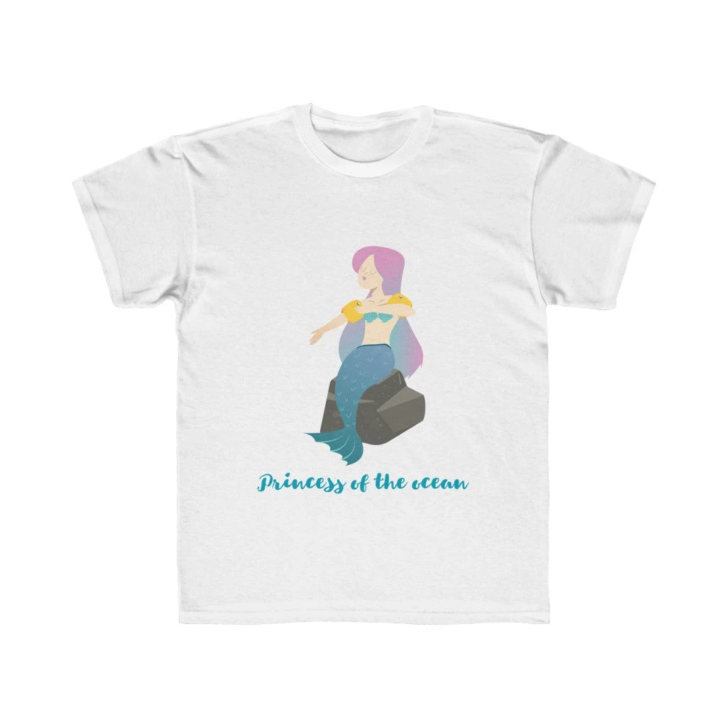 Onetify Kids Girls Princess of the Ocean T-Shirt
