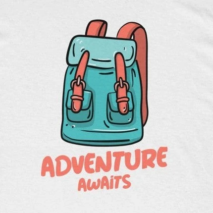 Onetify Kids Girls Adventure Awaits T-Shirt