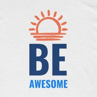 Onetify Kids Girls Be Awesome T-Shirt