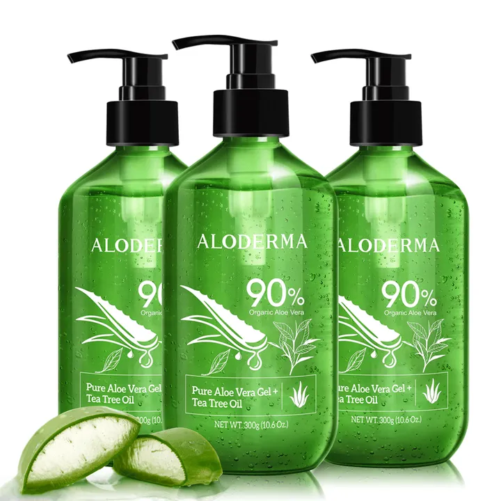 Aloderma Pure Aloe Vera Gel + Tea Tree Oil