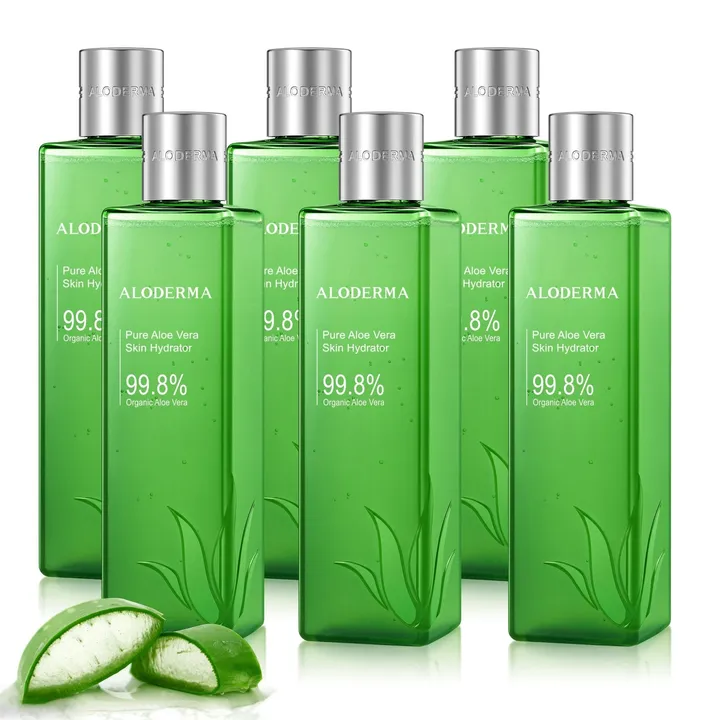Aloderma Pure Aloe Vera Skin Hydrator - 99.8% Organic Aloe