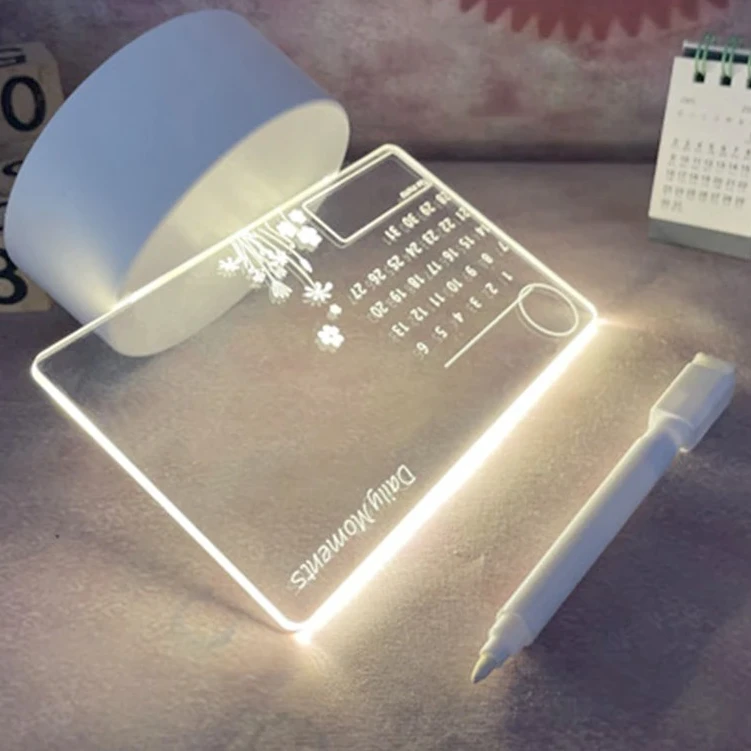 Onetify LED Night Light Calendar Board For Busy Schedules