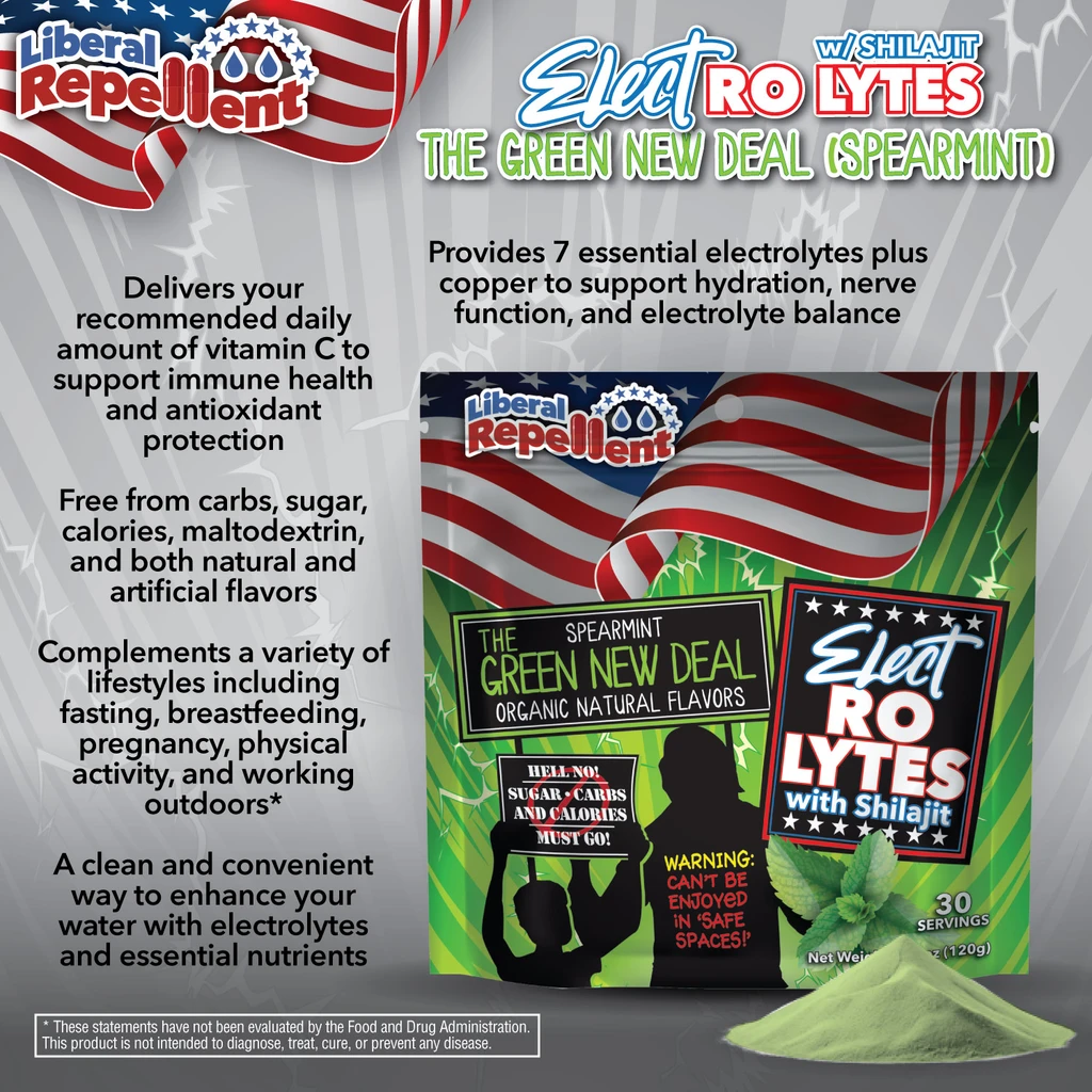 Liberal Repellent The New Deal Spearmint Electrolyte Powder