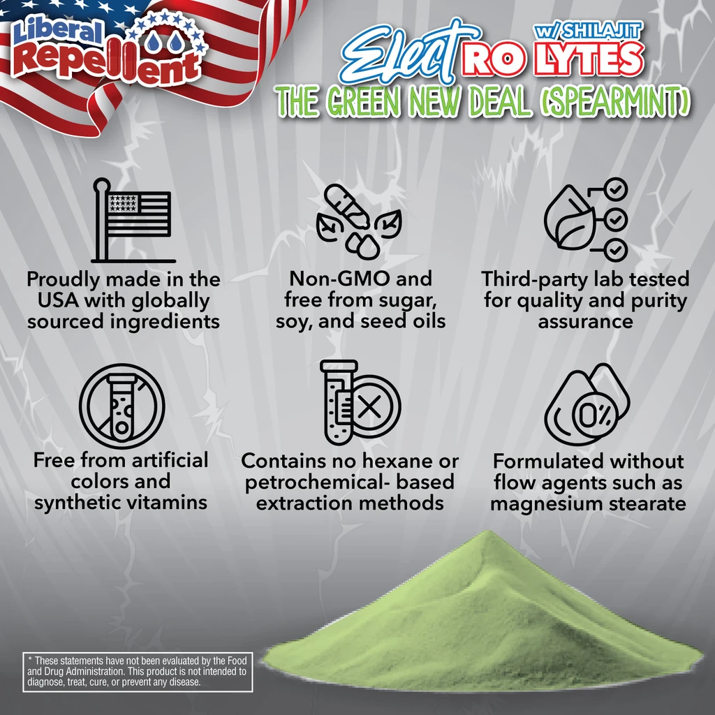 Liberal Repellent The New Deal Spearmint Electrolyte Powder