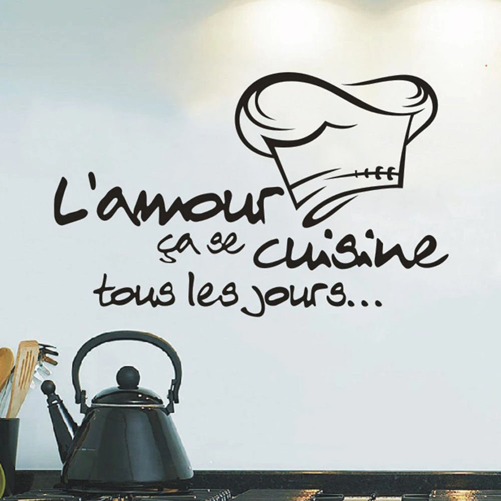 Onetify French Cuisine Chef Theme Kitchen And Home Decor Wall Sticker