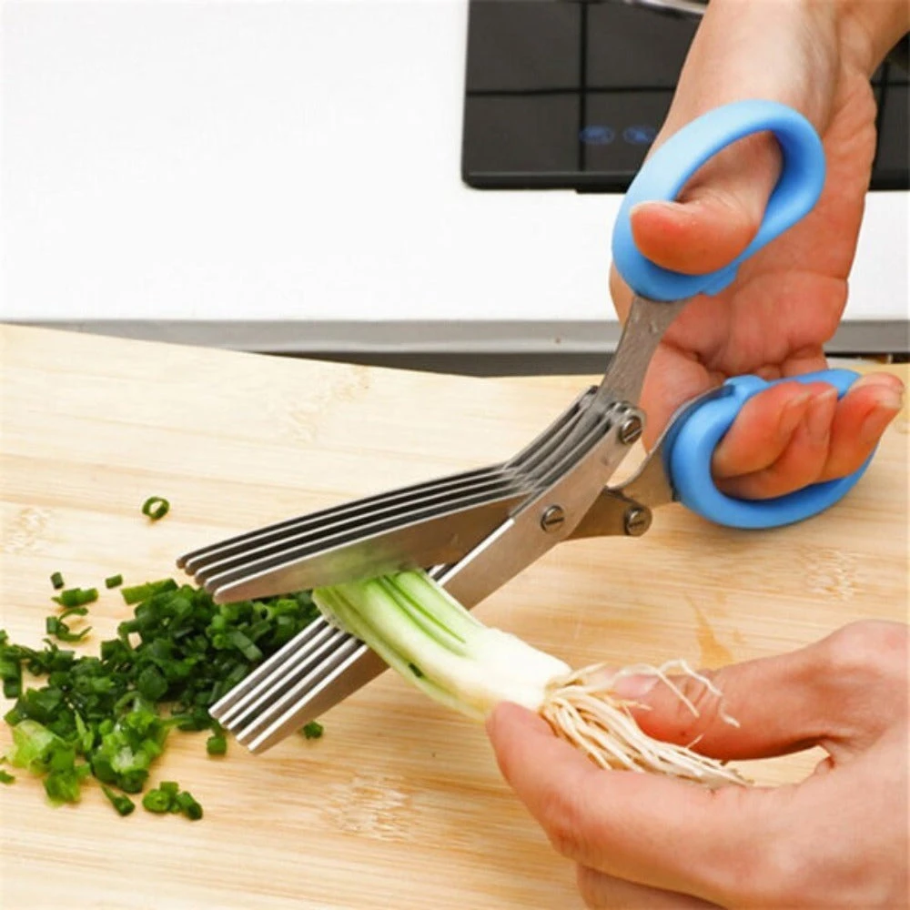 Onetify Multi Layers Stainless Steel Vegetable Scissor