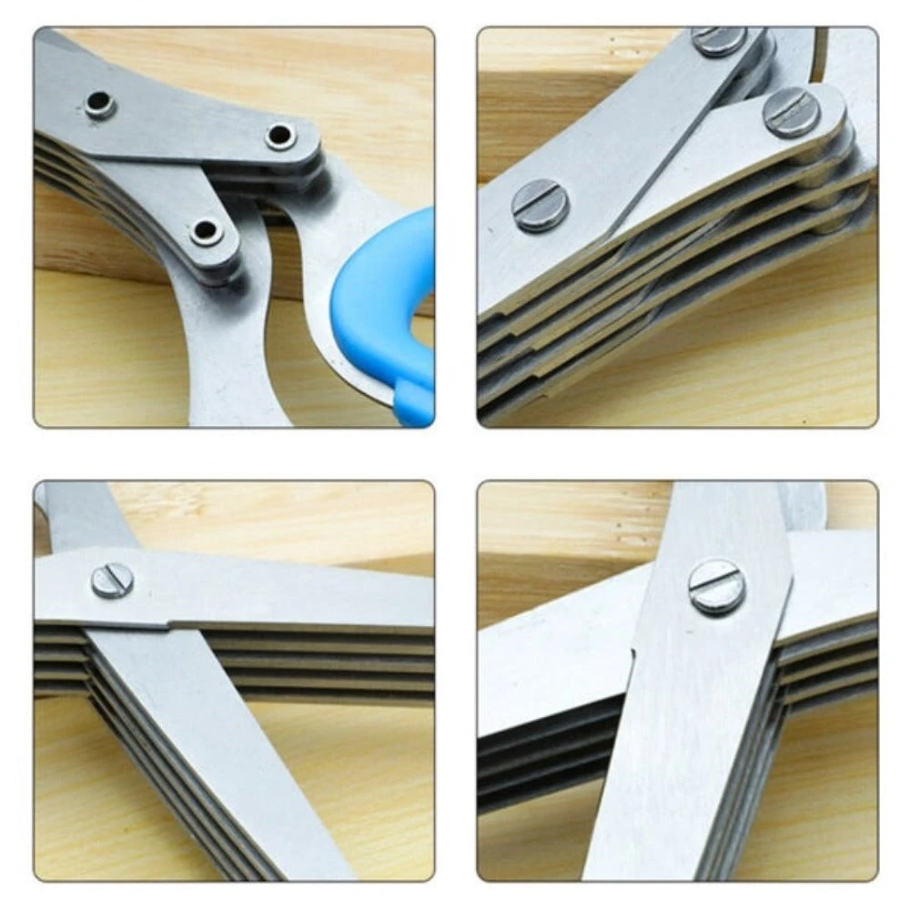 Onetify Multi Layers Stainless Steel Vegetable Scissor