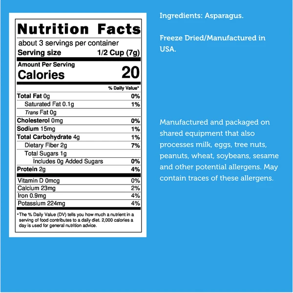 Arctic Farms Freeze Dried Asparagus