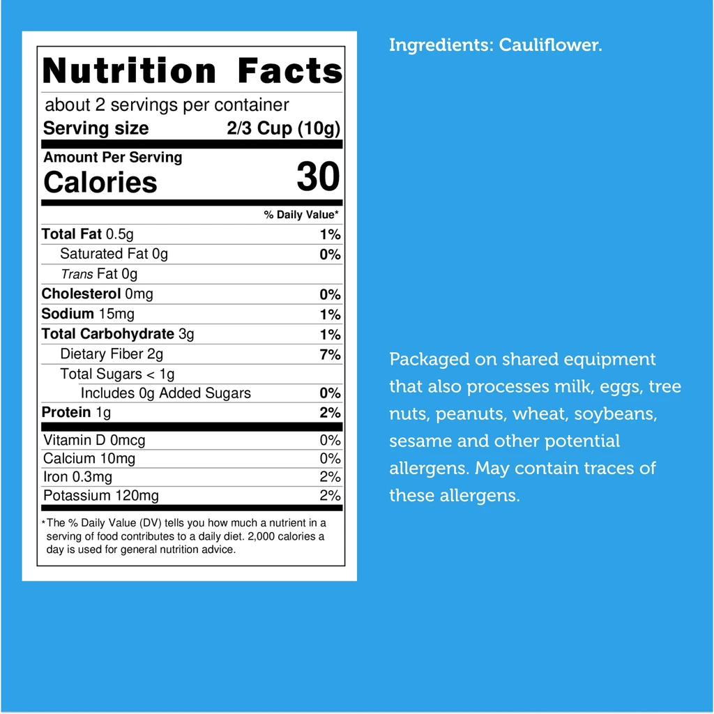 Arctic Farms Freeze Dried Cauliflower