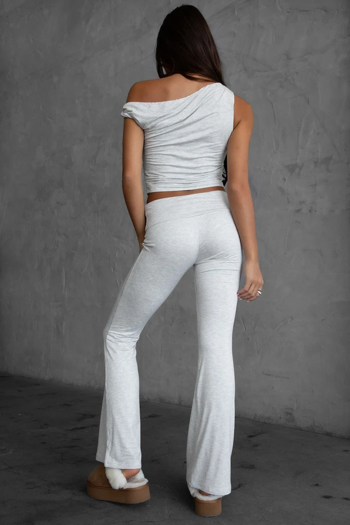 Tic Toc Cora Fold Over Flare Leggings