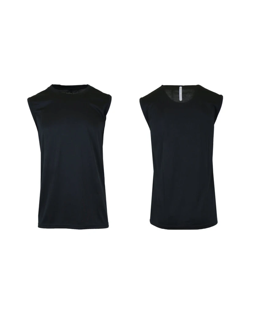 Galaxy by Harvic 3-Pack Men's Moisture-Wicking Performance Muscle Tee