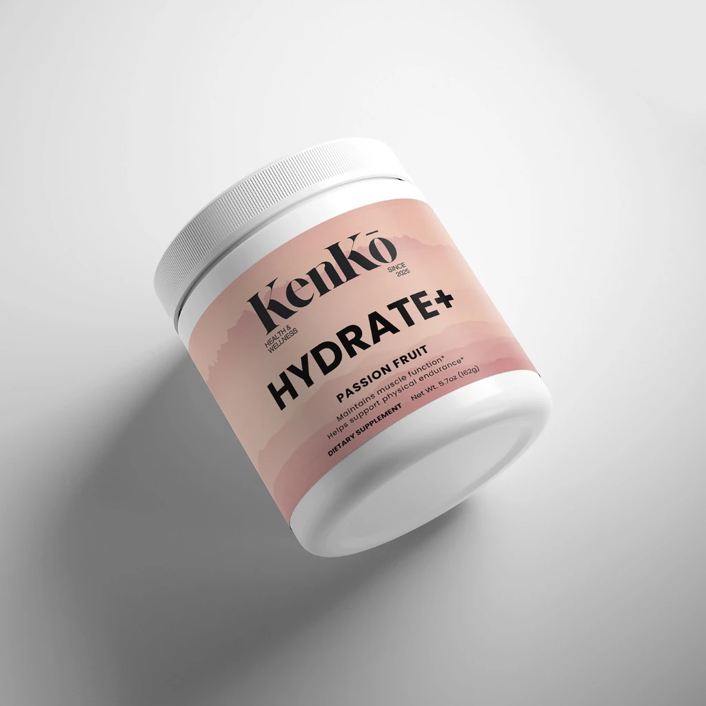 Kenkō Passion Fruit Hydration Powder for Energy & Endurance