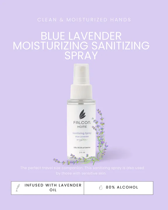 Falcon Lavender Moisturizing Hand Sanitizer Spray