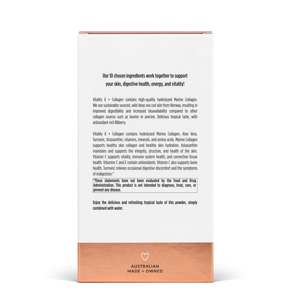 JSHealth Vitamins Vitality X + Collagen Sachets