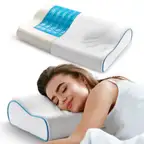 Contour Memory Foam Pillow with Gel