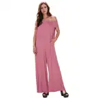 Women's Off Shoulder Wide Leg Jumpsuit With Pockets